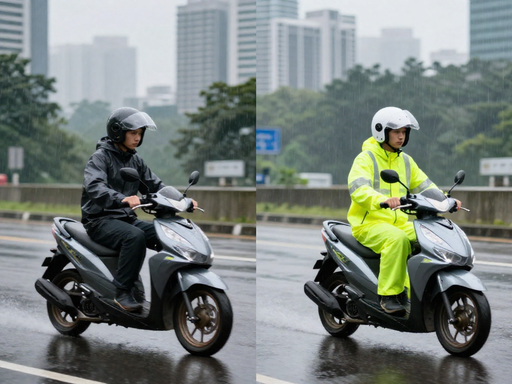 Riding in Tropical Rain: How to Stay Upright and Visible