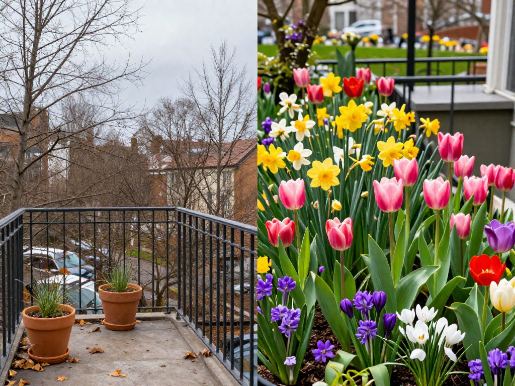 Best Spring Bulbs for Balcony Containers