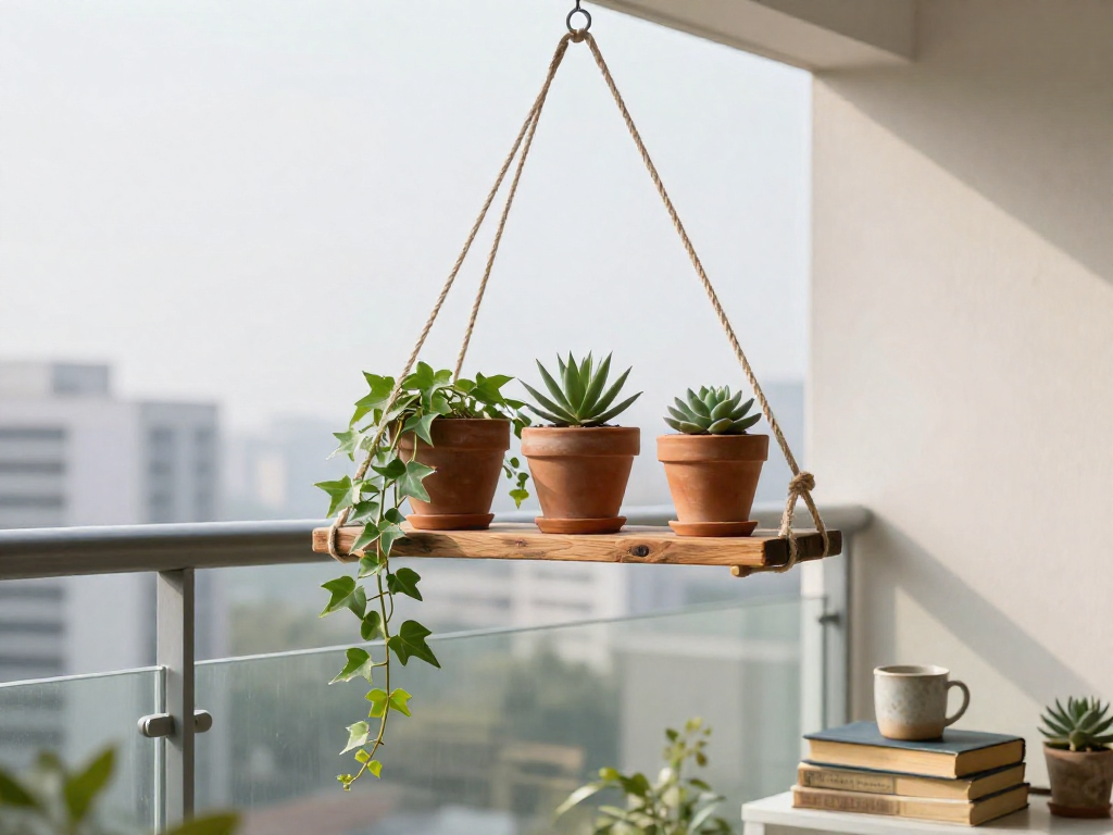 How to Build a Space-Saving Hanging Shelf from Reclaimed Wood