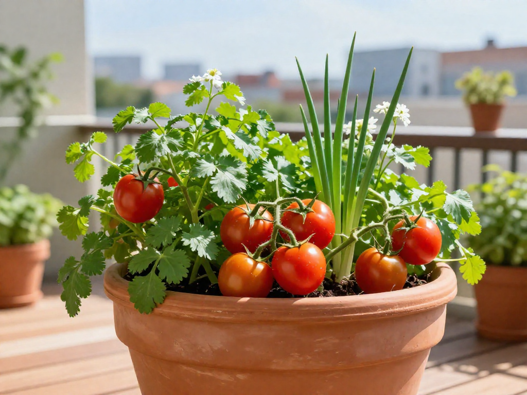 Companion Planting in Balcony Containers: Maximizing Small Spaces