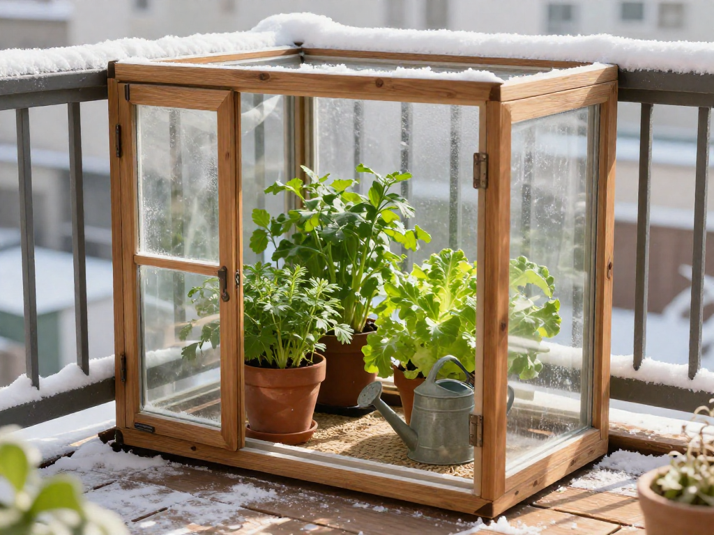 DIY Winter Plant Protection: Mini Greenhouse for Balconies