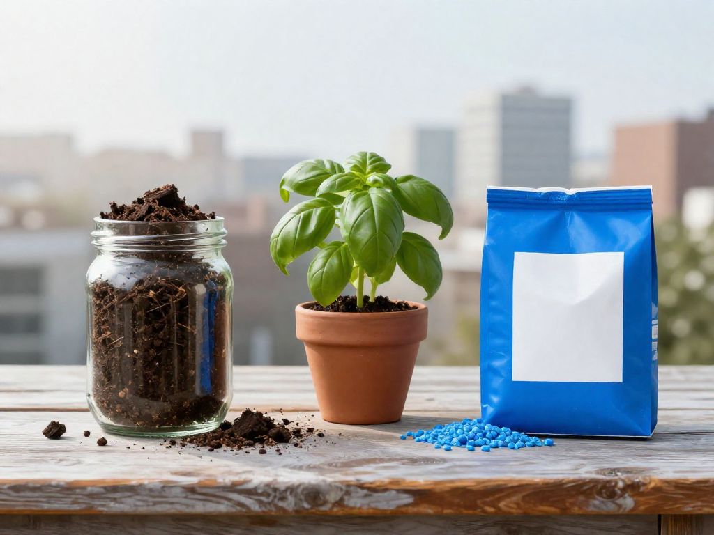 Fertilizing Balcony Potted Plants: Organic vs. Synthetic Options