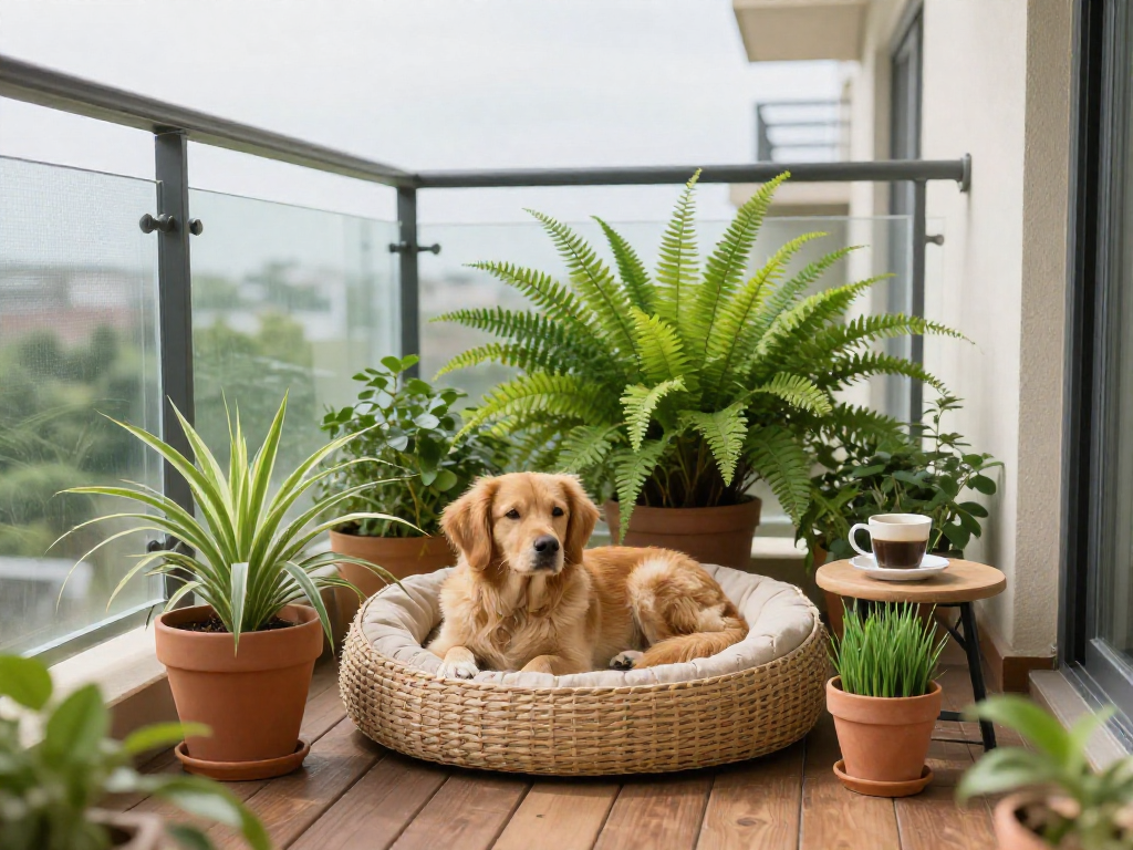 Pet-Friendly Balcony Garden Layout: Safe Plants and Design Tips