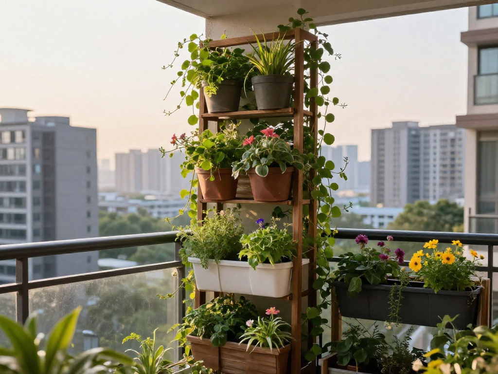 Vertical Container Gardening: Space-Saving Ideas for Small Balconies