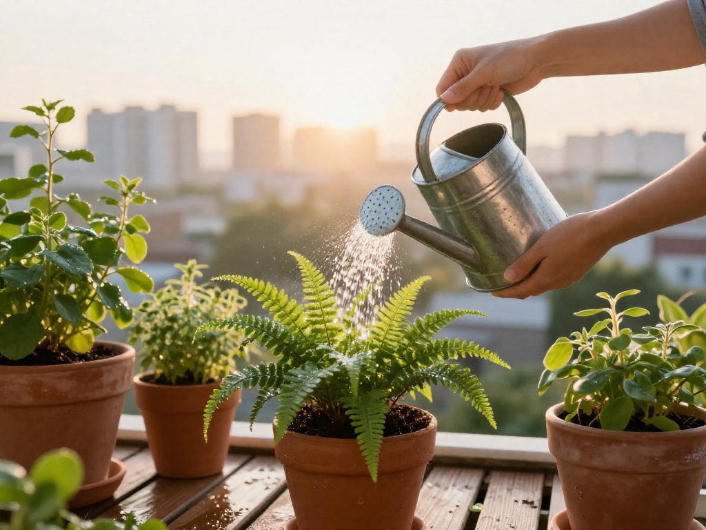 Watering Balcony Plants in Summer: How Often and When to Water