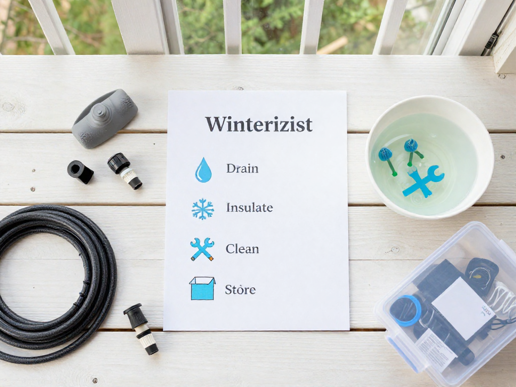 Winterizing Your Balcony Irrigation System