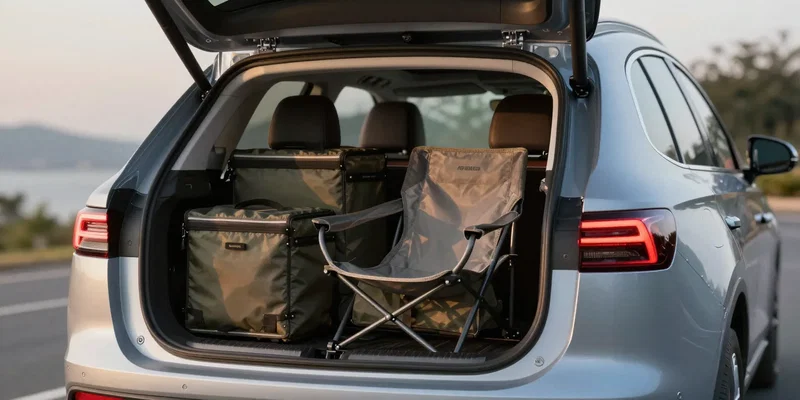 Glamping Gear That Folds Flat for Easy Car Storage