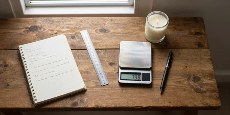 Soy Candle Burn Testing Checklist: What Beginners Should Track Every Time