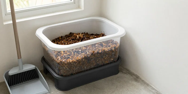 How to Keep the Area Around Your Worm Bin Clean and Mess-Free