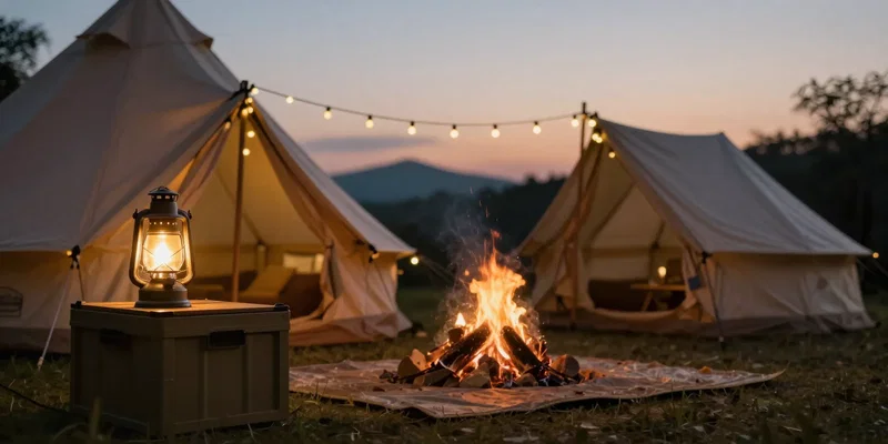 Lighting Your Glampsite: From String Lights to Lanterns