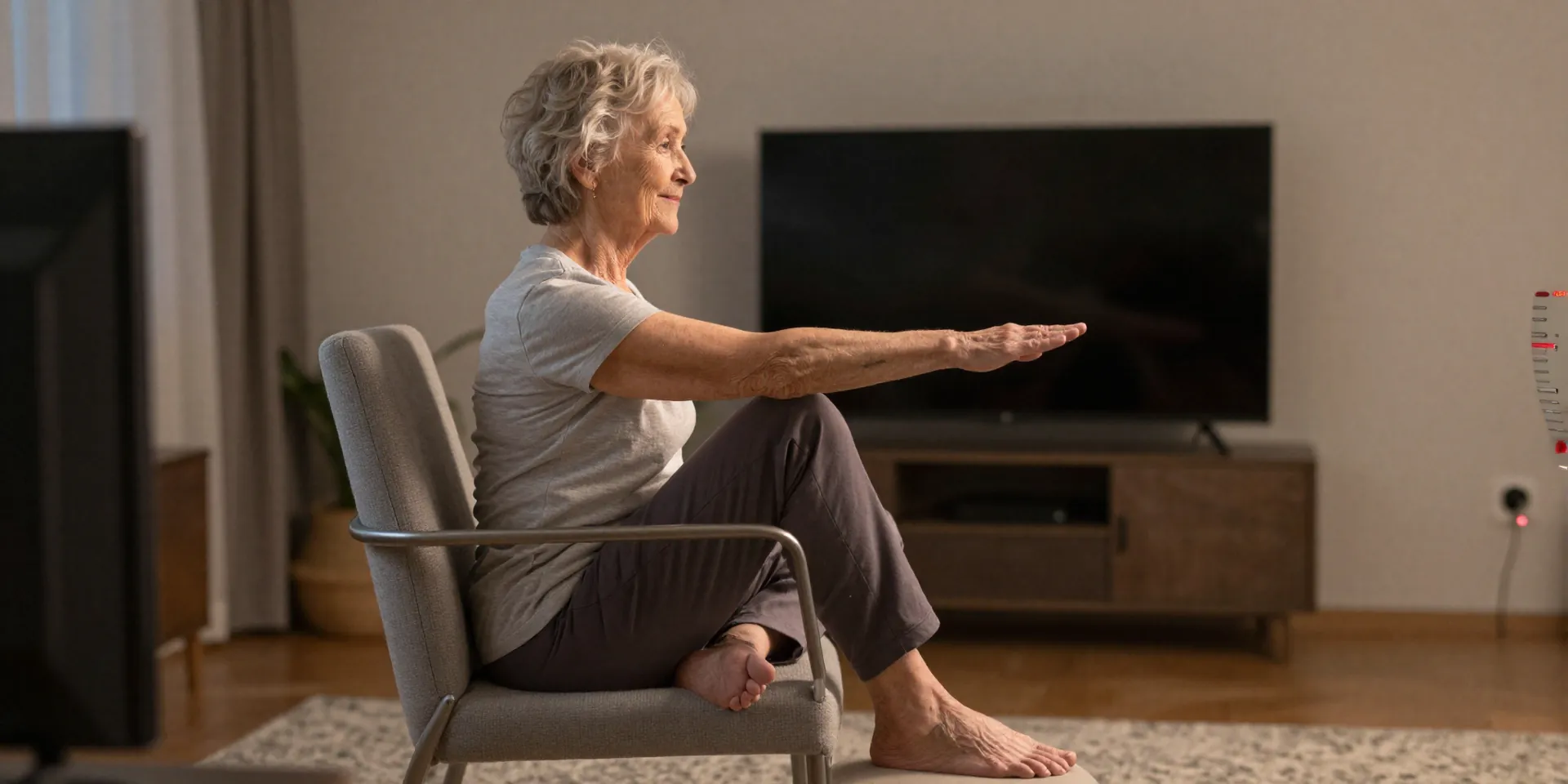 10-Minute Chair Yoga Breaks Seniors Can Do While Watching TV