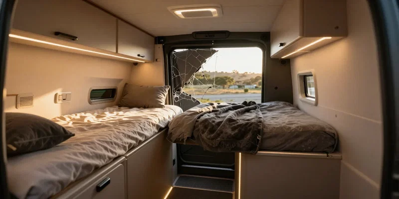 The Best Low-Profile Bed Layouts for a Small Stealth Camper Van