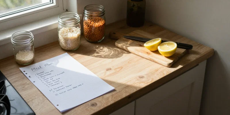 How to Meal Plan for a Zero-Waste Week in a Small Apartment Kitchen