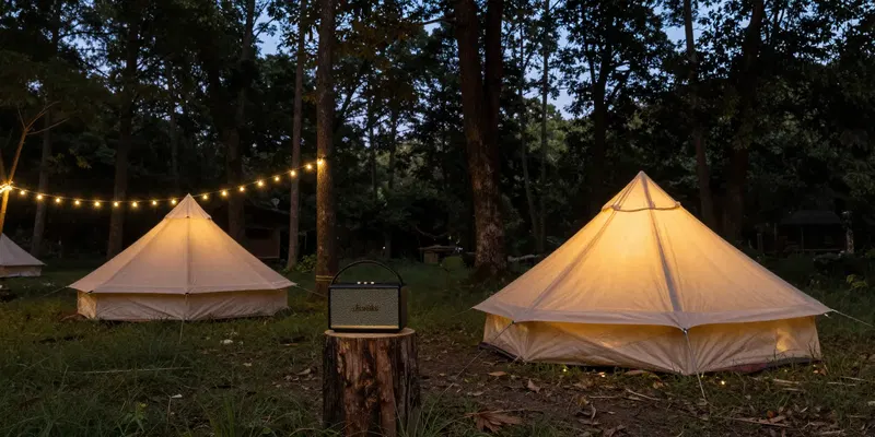 Setting the Mood: Music and Playlists for Your Glampsite