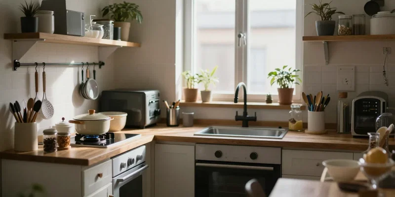 How to Declutter a Small Apartment Kitchen Without Losing Function