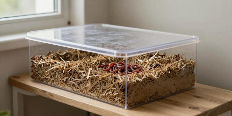 From Kitchen Scraps to Plant Food: The Full Apartment Worm Bin Cycle