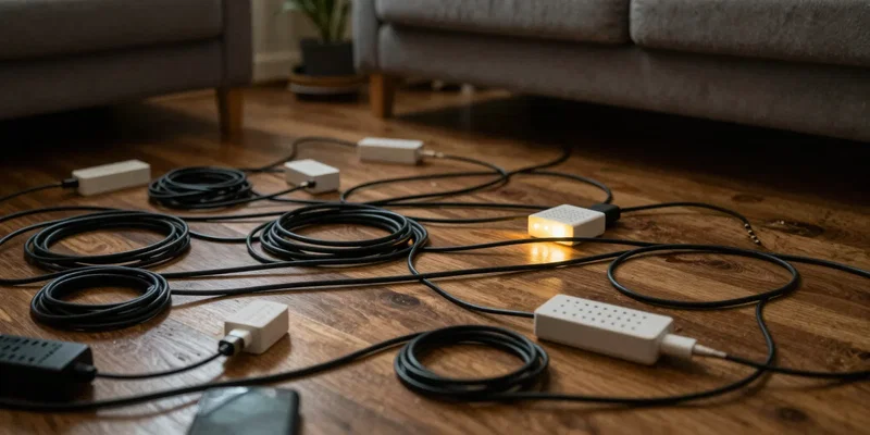 How to Build a Compact Media Console With Hidden Cable Management