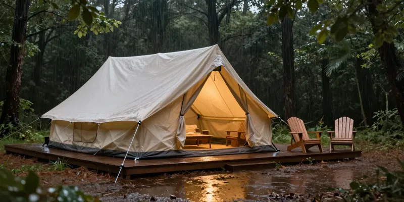 Glamping in the Rain: How to Plan for and Enjoy a Wet Weather Trip