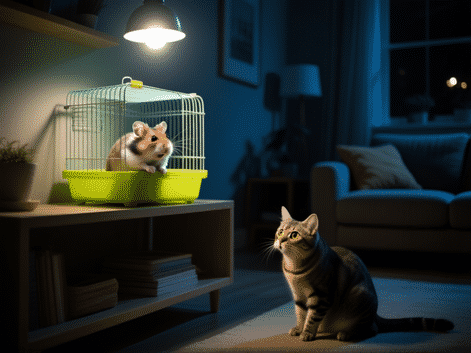 The Role of Lighting: Day/Night Cycles for Hamster Health and Cat Calm