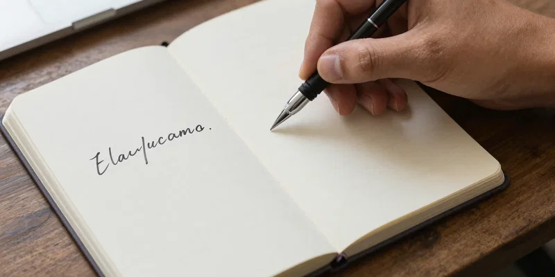 Midjourney prompt: A person's notebook open on a desk, scribbled notes in black pen 