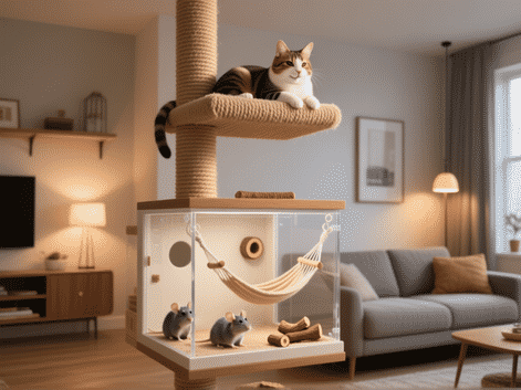 The Ultimate Guide to Building a Stacked Cat Perch & Rodent Enclosure