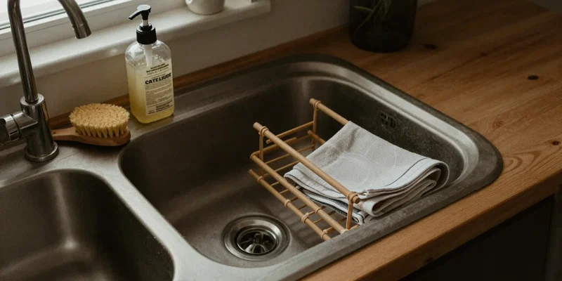 How to Make a Low-Waste Dishwashing Station in a Small Sink Area