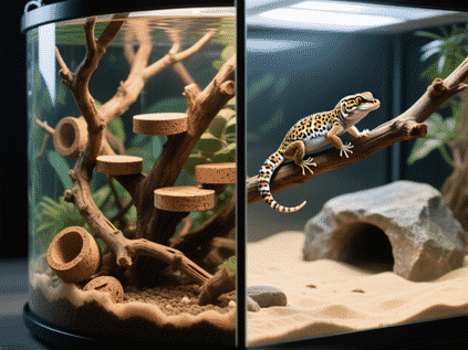 Climbing vs. Floor Space: Optimizing Your Tank Layout for Gecko Enrichment