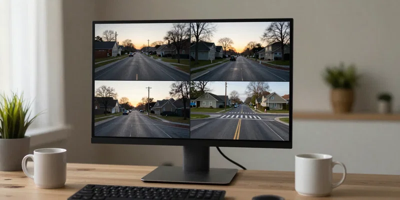 Integrate Live Traffic Camera Feeds for Monitoring Roads Leading to Your Home