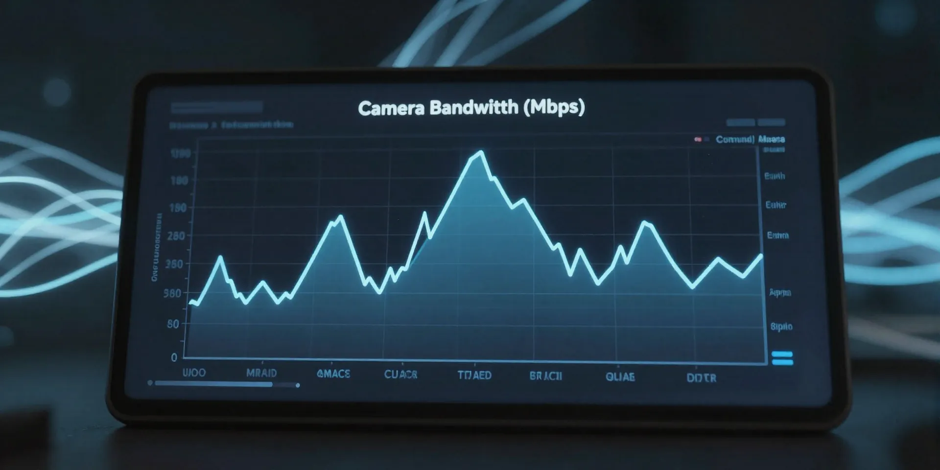 Building a Dashboard for Monitoring Network Bandwidth Usage of All Security Cameras
