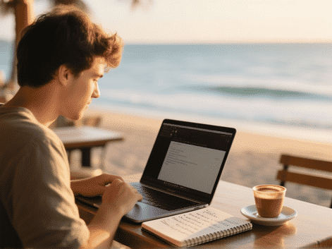 The Beach Town Workspace: Packing for Productivity and Sun Protection