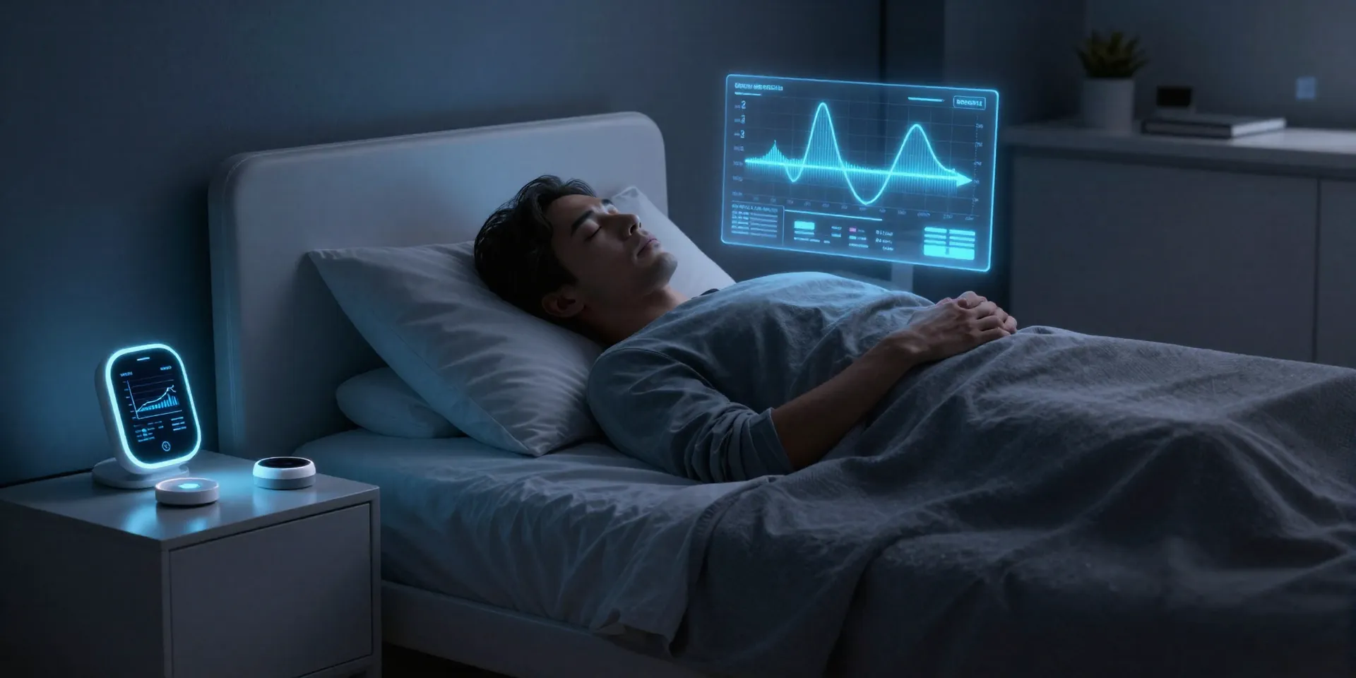 The Future of Sleep Tech: Brain Stimulation, Smart Pajamas, and Holographic Guides