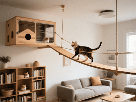 Building a Compact Cat Bridge Network That Connects to a Hamster Cage