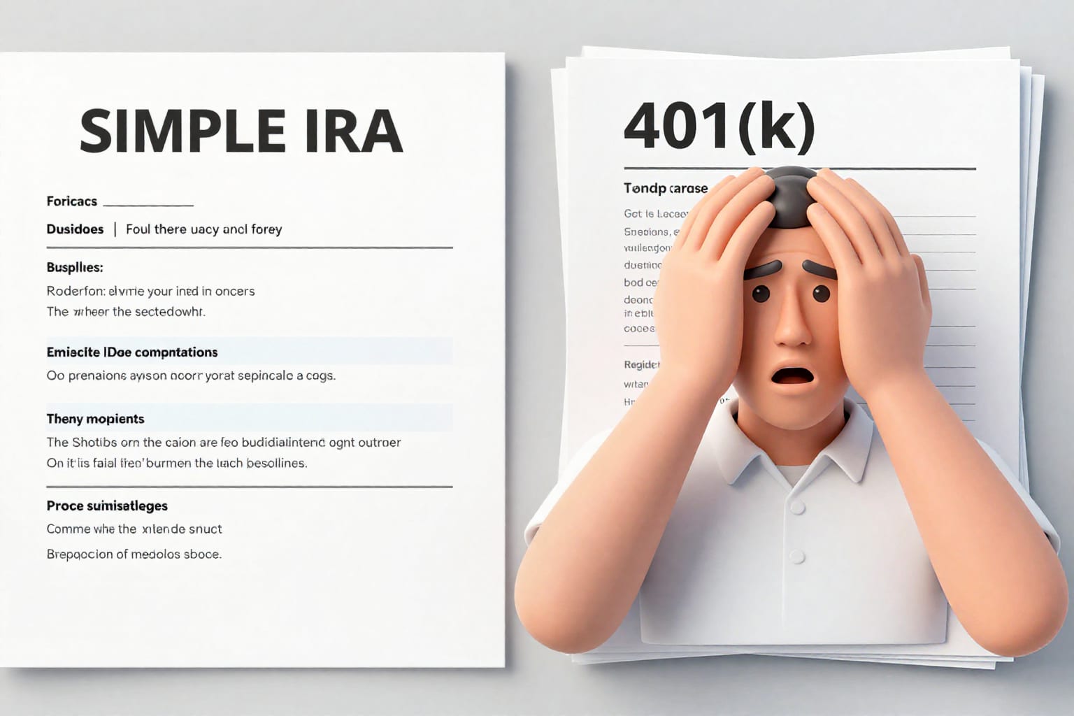 SIMPLE IRA vs 401(k) for Small Business Employees: 5 Crucial Differences to Know