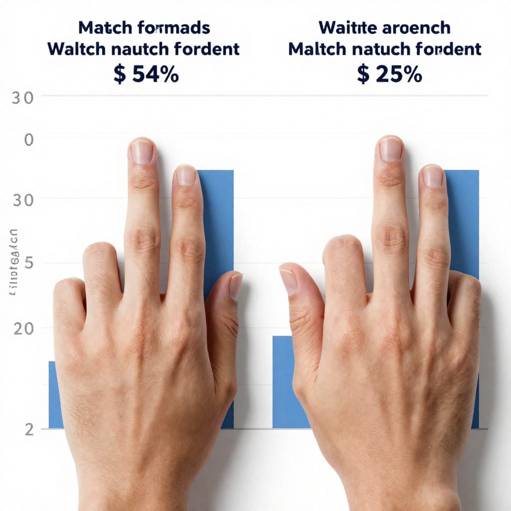 Job offer 401k match value comparison chart
