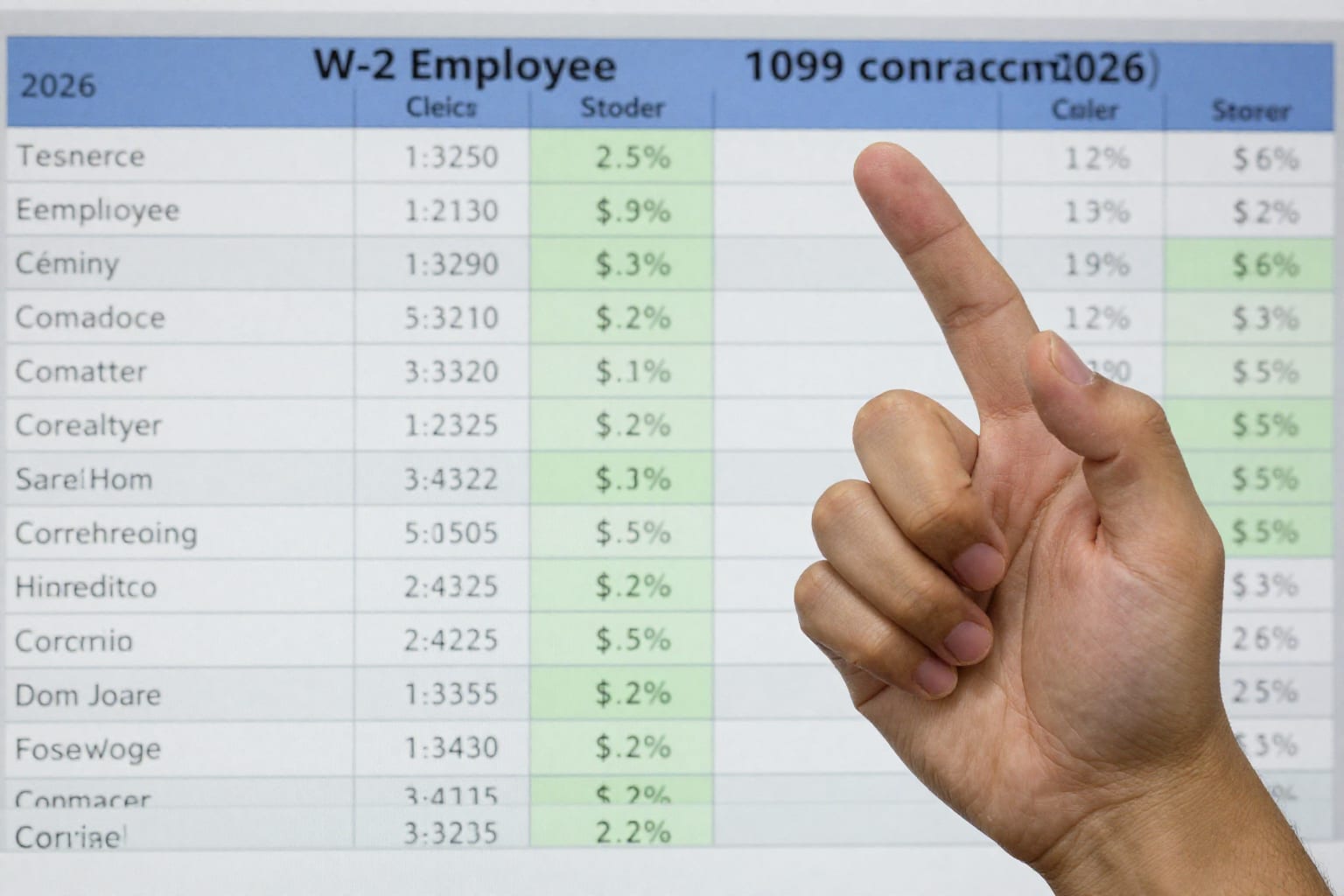 1099 vs W-2 Workers: The Real Cost Difference (With 2026 Numbers)