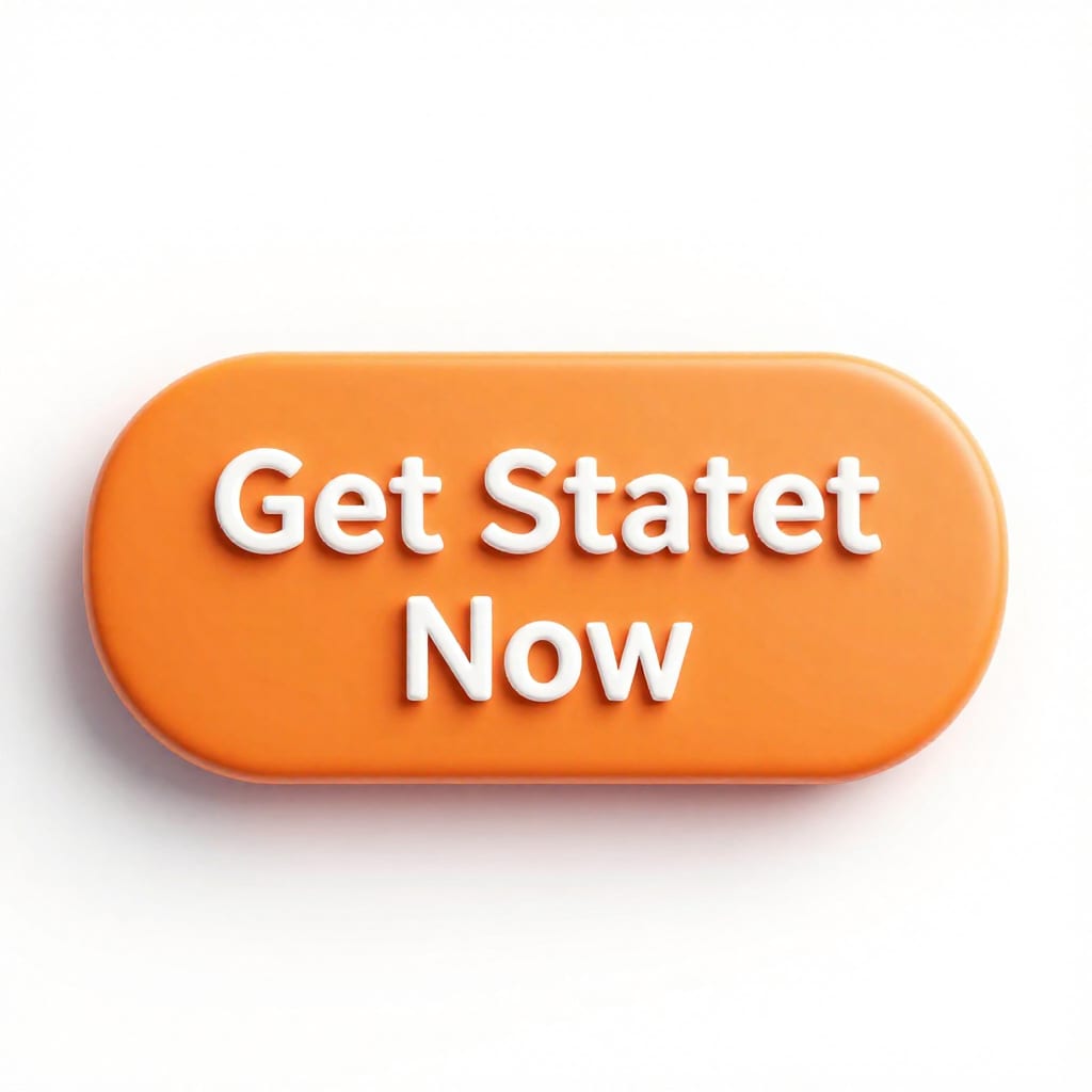Close-up of a call-to-action button on a landing page
