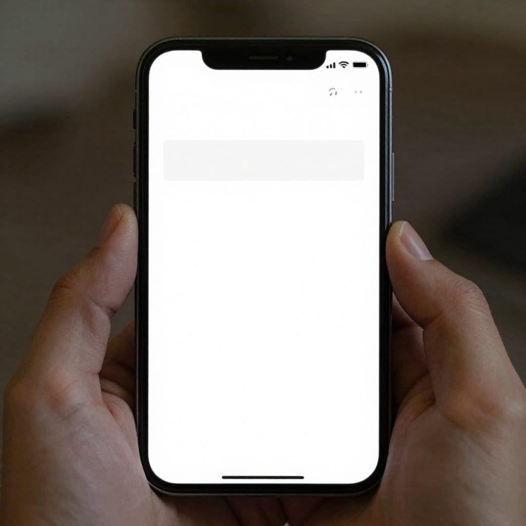 Smartphone screen with personalized email template