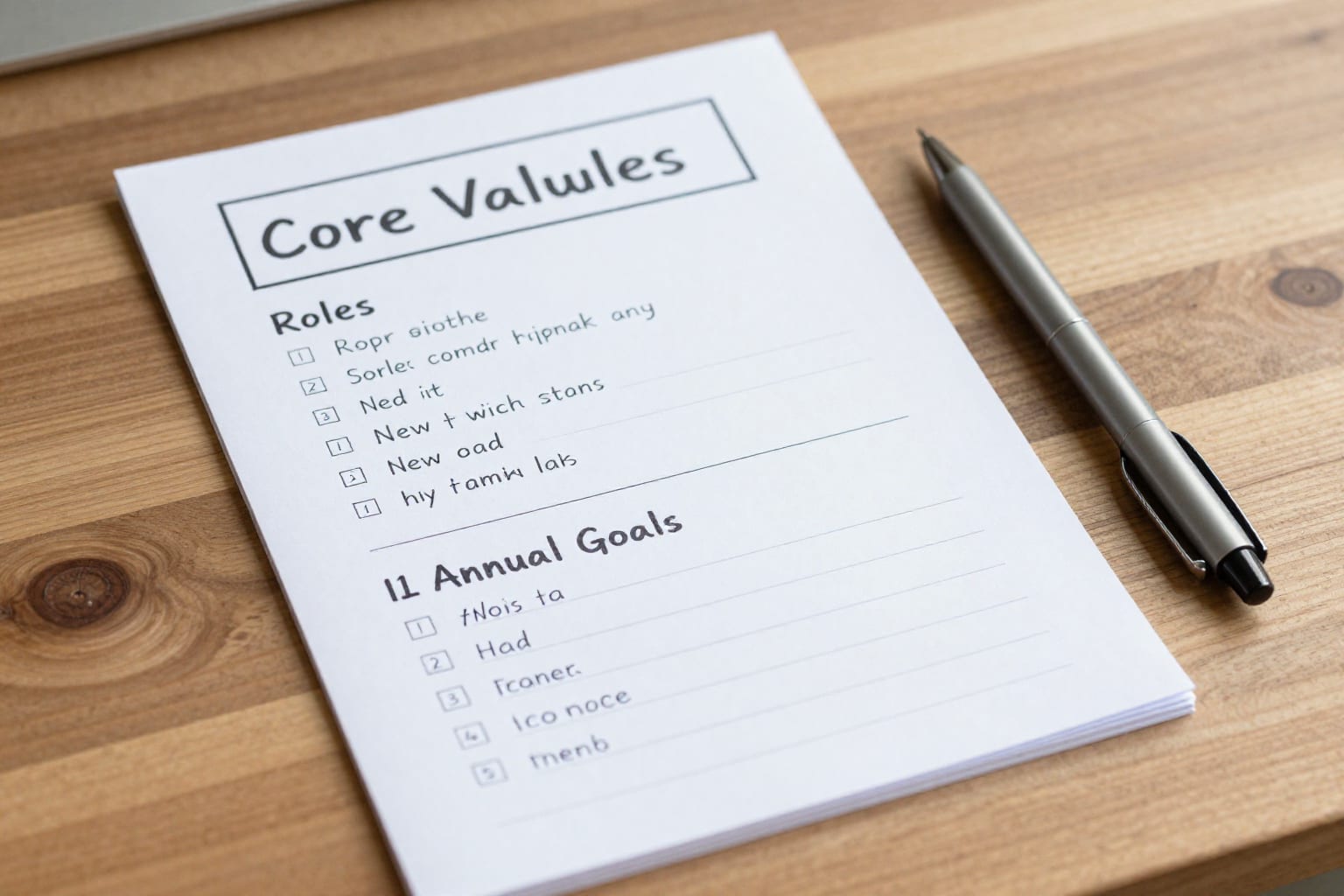 How to Create a Simple One-Page Life Plan in Under 2 Hours