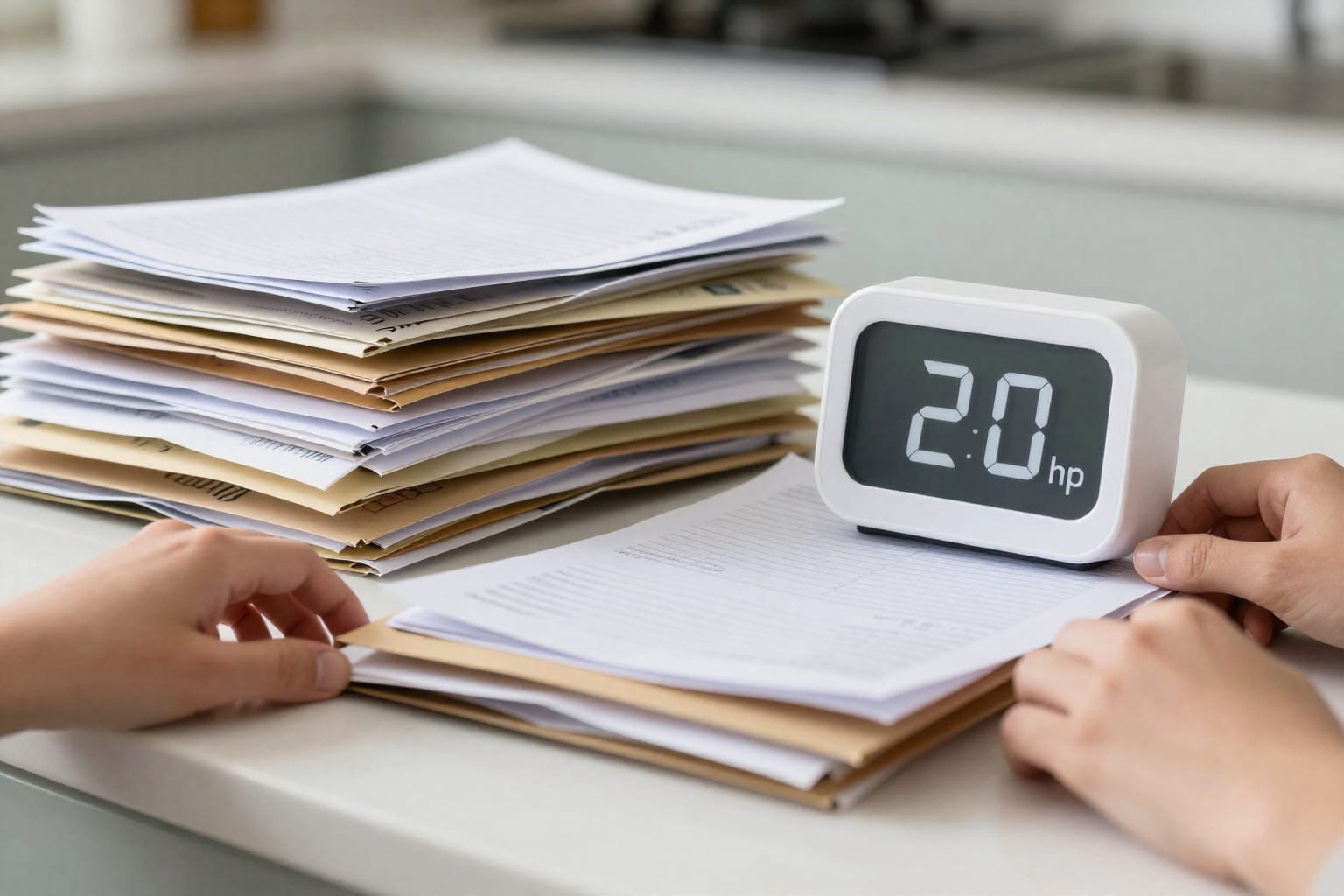 How to Organize Your Physical Inbox in 20 Minutes (No Sorting Later)