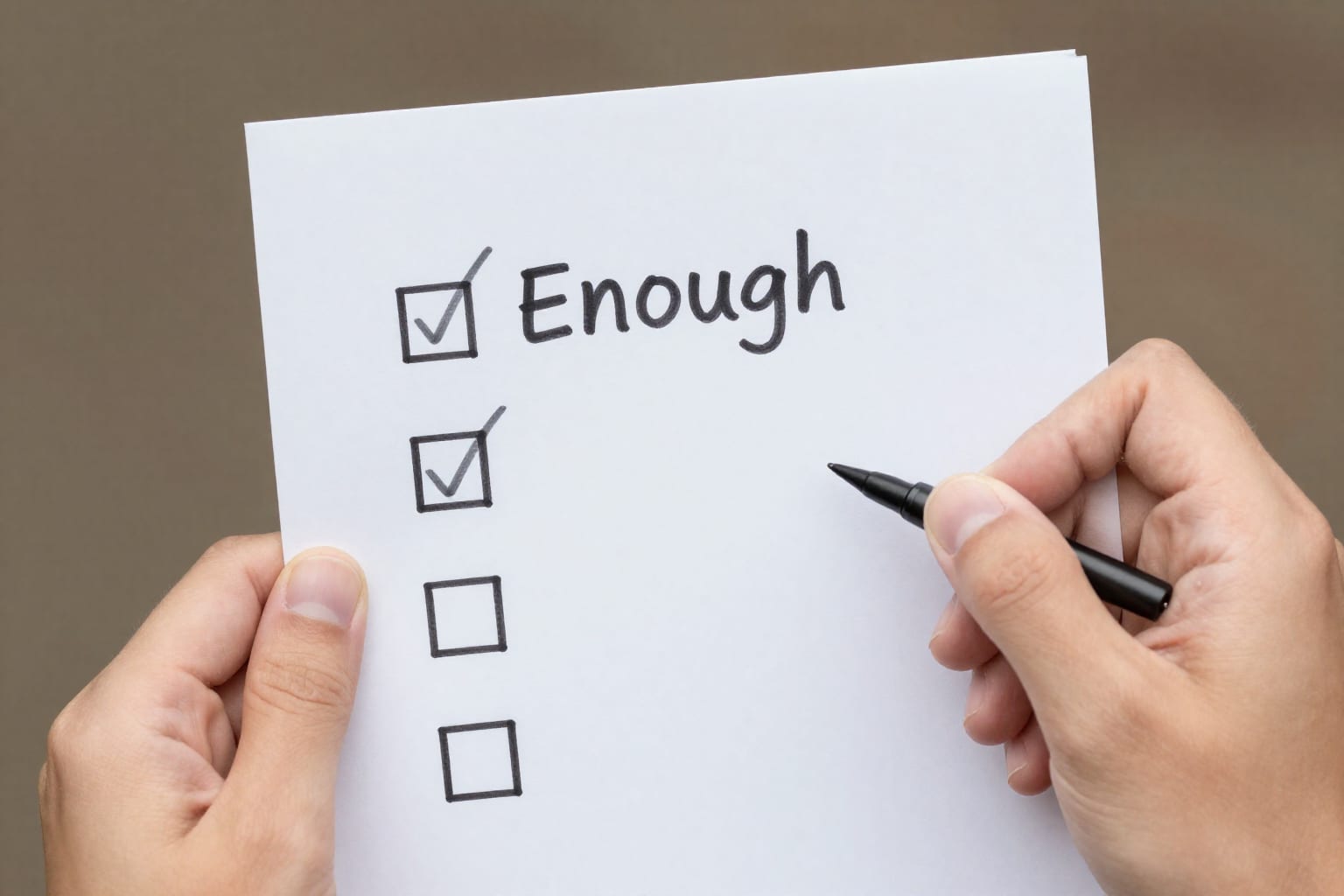 How ‘Enough’ Killed My Over-Optimization Habit (and Freed My Time)