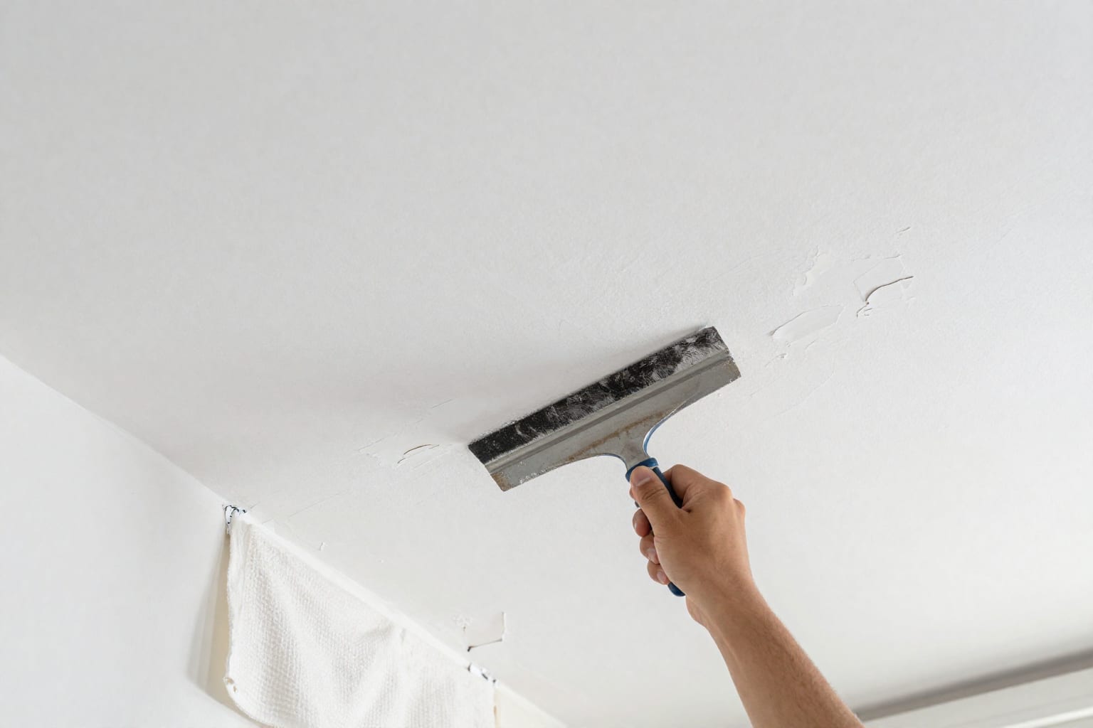 How to Fix a Peeling Paint Ceiling in 5 Steps (No, You Can't Just Paint Over It)
