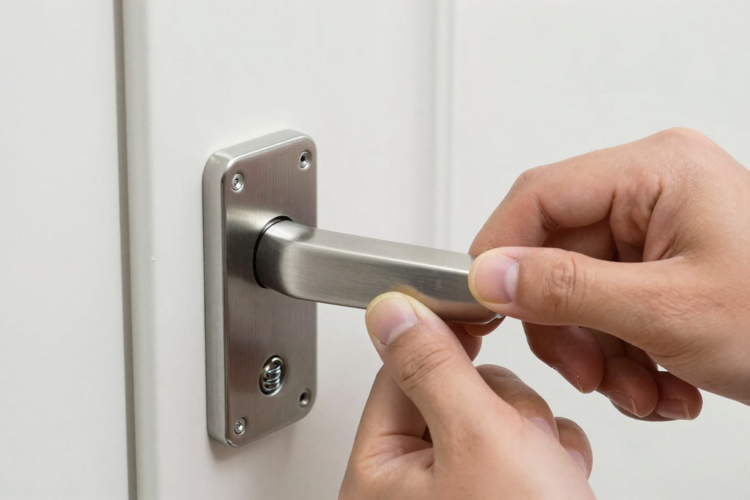 How to Install a Door Handle Set on a New Door in 10 Minutes
