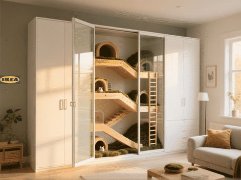 From IKEA Hack to Pet Paradise: Building a PAX Wardrobe Combo Unit