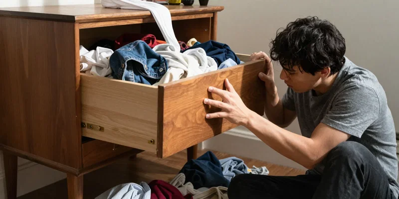 Why Overstuffed Dressers Make Getting Dressed Harder