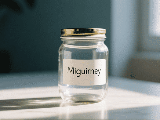 Midjourney prompt: Conceptual still life. A clear jar labeled 