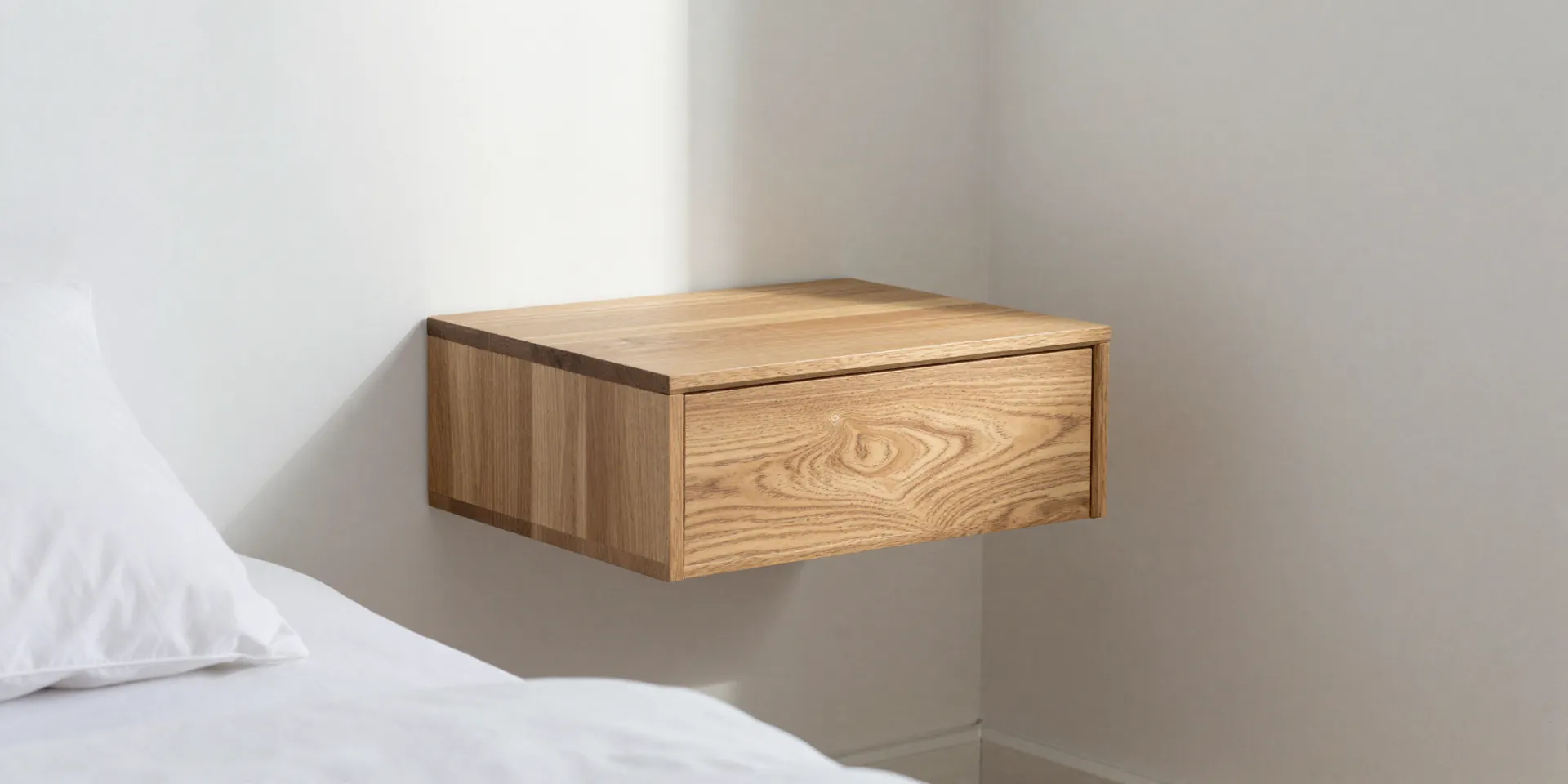 How to Make a Floating Nightstand for Tiny Bedrooms